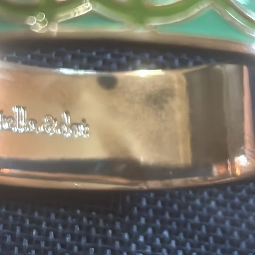Stella and Dot “Eleanor” Thick Hinged Enamel Bracelet - Picture 8 of 10